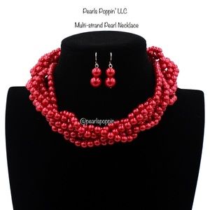 Red Pearl necklace